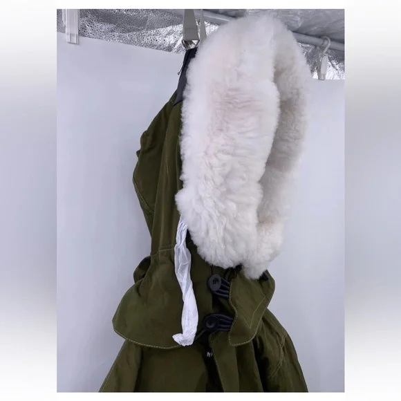 COACH Oversized Military Icon Parka Removable Linen and hoody Size 48 $1400